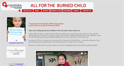 Desktop Screenshot of burnedchildren.org