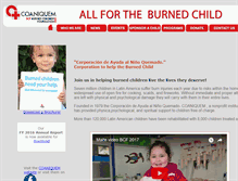 Tablet Screenshot of burnedchildren.org